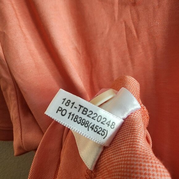 Tommy Bahama Polo Shirt Mens 2XL Coral Supima Cotton Blend Marlin Logo TB220248 - Picture 8 of 11